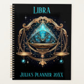 Mystical Libra Zodiac Artwork  Planner (Voorkant)
