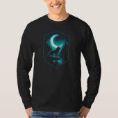 Mystical Lone Wolf beroemd gemaakt door Moonlit Ri T-shirt (Voorkant)