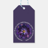 Mystical Lotus Flower Mandala | NEW AGE Cadeaulabel (Voorkant)