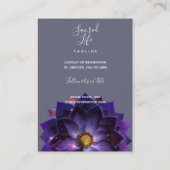 Mystical Lotus Flower Mandala | NEW AGE Visitekaartje (Achterkant)