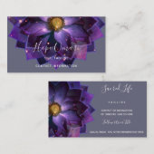 Mystical Lotus Flower Mandala | NEW AGE Visitekaartje (Voorkant / Achterkant)