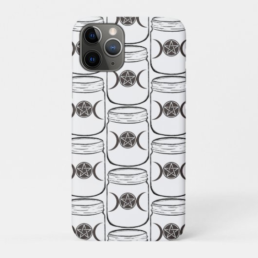 Mystical Magic Moons Mason Jar Case-Mate iPhone Case (Achterkant)