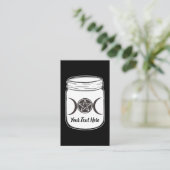 Mystical Magic Moons Triple Goddess Mason Jar Visitekaartje (Staand voorkant)
