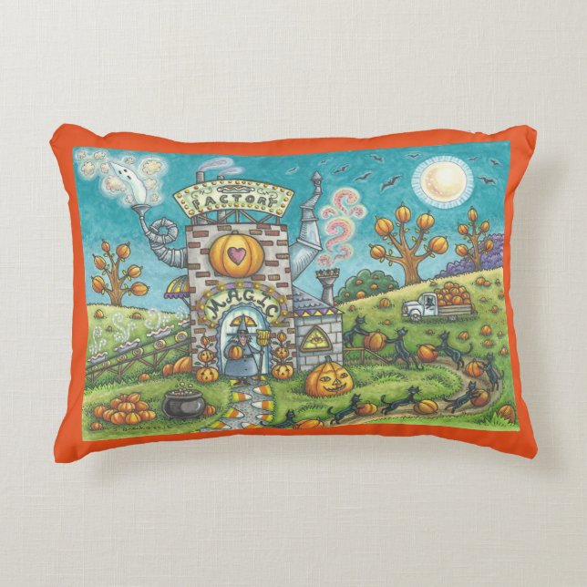 Mystical Magic Pie Factory HALLOIN ACCENT PILLOW Decoratief Kussen (Voorkant)