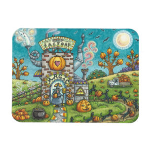 Mystical Magic Pie Factory HALLOWEEN Magnet Magneet