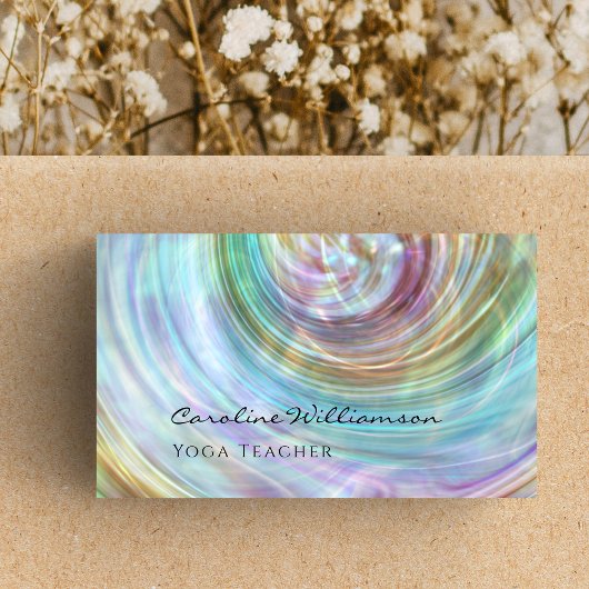 Mystical Magic Shell Yoga Teacher Visitekaartje