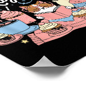 Mystical Magical Retro Aesthetic Space Gift Men Wo Poster (Hoek)