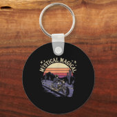 Mystical Magical Retro Aesthetic Space Gift Men Wo Sleutelhanger (Voorkant)