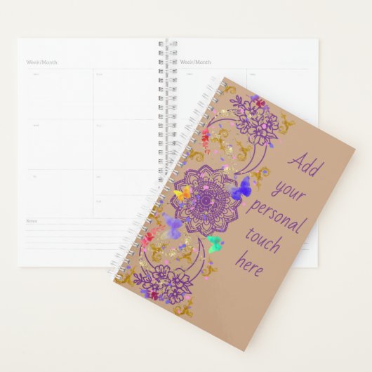Mystical, Mandala Daily Planner (Display)