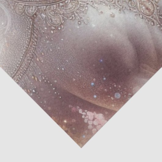 Mystical Mare Horse Sparkle Art Decoupage Tissuepapier (Detail)