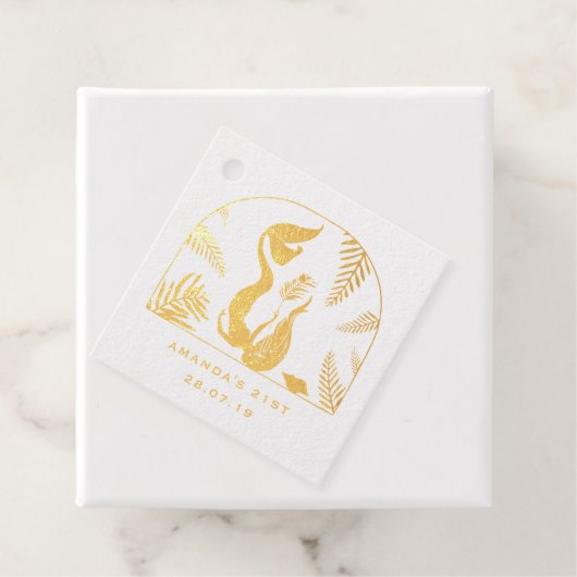 Mystical Mermaid Bedankjes Labels (Met doos)