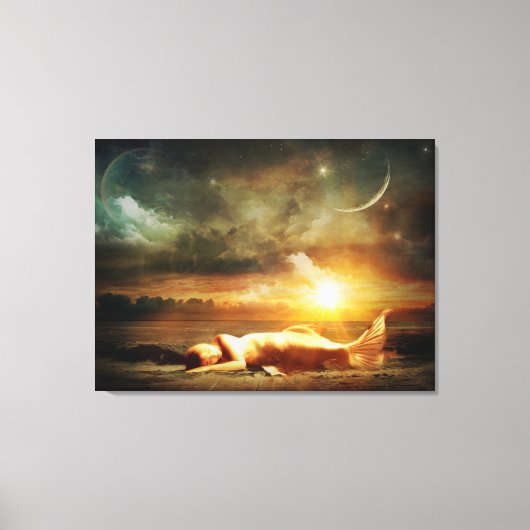 Mystical Mermaid Canvas Afdruk (Voorkant)