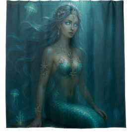 Mystical Mermaid Douchegordijn