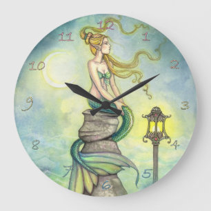 Mystical Mermaid Fantasy Art van Molly Harrison Grote Klok