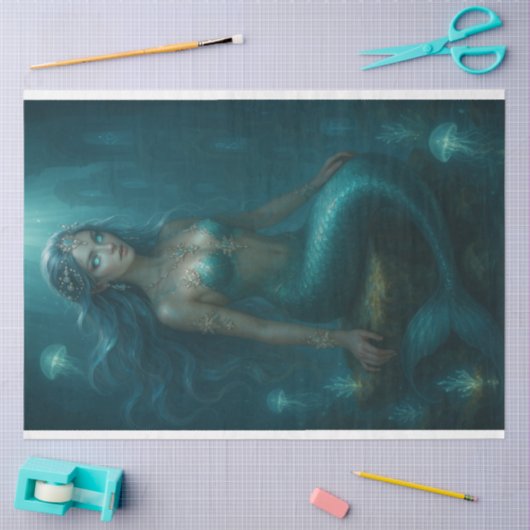 Mystical Mermaid Tissuepapier (Craft)