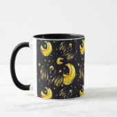 Mystical Moon and Bat Pattern Mug Mok (Links)
