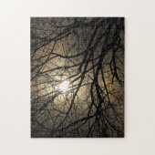 Mystical Moon and Tree Branches Puzzle Legpuzzel (Verticaal)