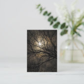 Mystical Moon ATC Visitekaartje (Staand voorkant)