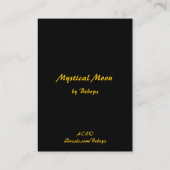 Mystical Moon ATC Visitekaartje (Achterkant)