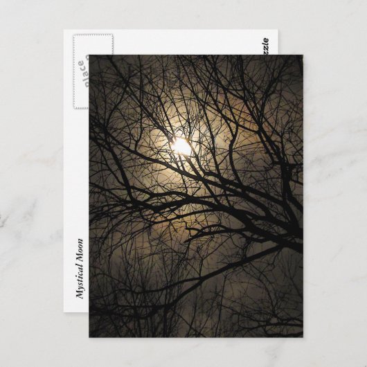 Mystical Moon Briefkaart (Voorkant / Achterkant)