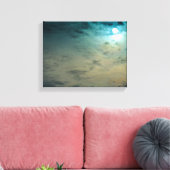 Mystical Moon Canvas Afdruk (Insitu (Woonkamer))
