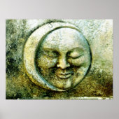 Mystical Moon Decoupage Poster (Voorkant)