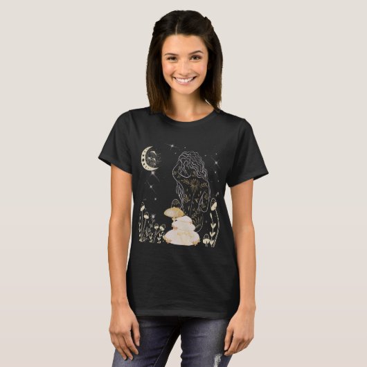 Mystical Moon Goddess T-shirt (Voorkant volledig)