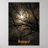 Mystical Moon Halloween Poster (Voorkant)