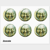 Mystical Moon Ronde Sticker (Vel)
