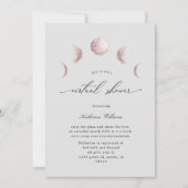mystical moon virtual baby shower Invitation (Voorkant)