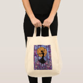 Mystical Moonlight Dancer Art Nouveau Boodschaptas Tote Bag (Voorkant (product))
