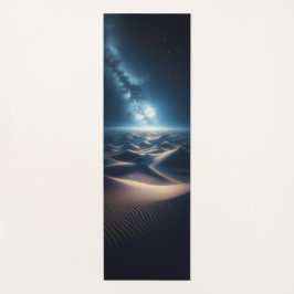 Mystical Moonlit Desert - Fantasy Night Sky Yogamat
