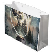 Mystical Moonlit Forest Cauldron -Witchy Magic Art Groot Cadeauzakje (Achterkant Gekanteld)