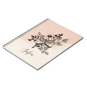 Mystical Moth Celestial Butterfly Notitieboek (Linkerzijde)