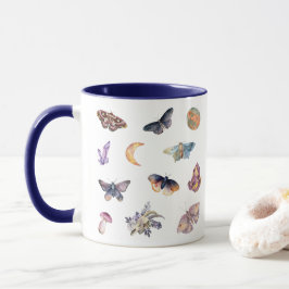 Mystical Moth Crystal Coffee Mug Mok