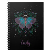 Mystical Moth Gepersonaliseerd Notitieboek (Voorkant)