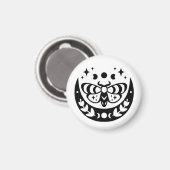 Mystical Moth Magneet (Voorkant / Achterkant)