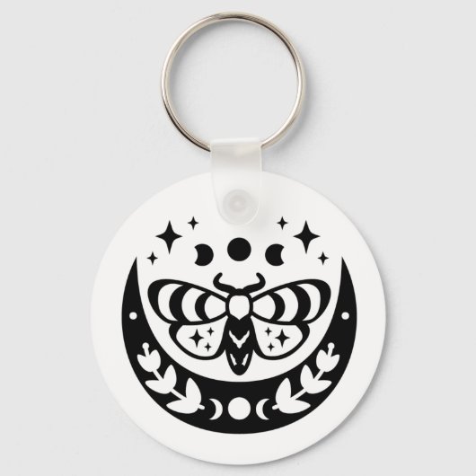 Mystical Moth Sleutelhanger (Voorkant)