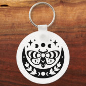 Mystical Moth Sleutelhanger (Achterkant)
