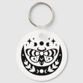Mystical Moth Sleutelhanger (Achterkant)