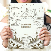 Mystical Mountain Journey 2025 Aangepaste naam Planner