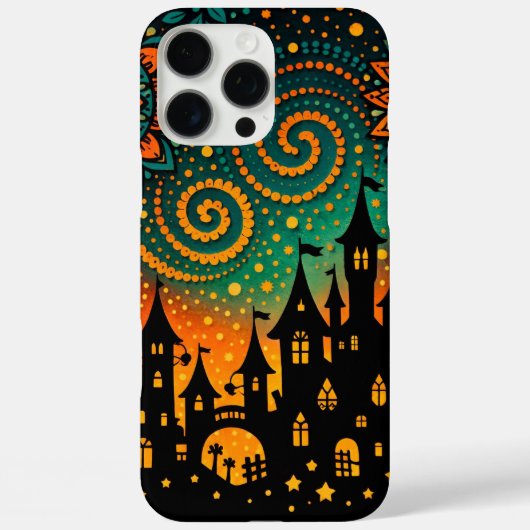 Mystical Night Castle Silhouette Case-Mate iPhone Case (Achterkant)