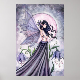 Mystical Night Fairy Poster van Molly Harrison