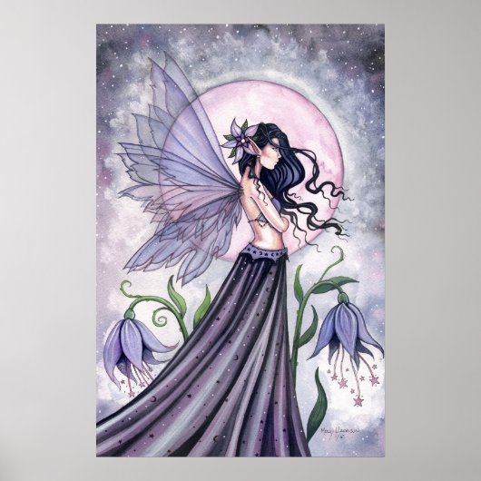 Mystical Night Fairy Poster van Molly Harrison (Voorkant)