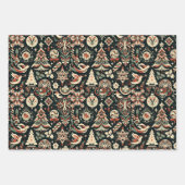 Mystical Noir: artistiek donkergetint kerstpapier Inpakpapier Vel (Voorkant 2)