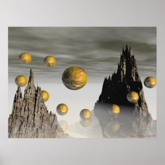 Mystical Orbit Poster