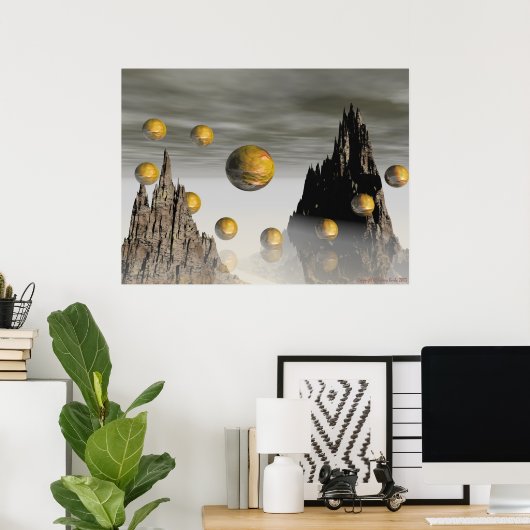 Mystical Orbit Poster (Thuiskantoor)