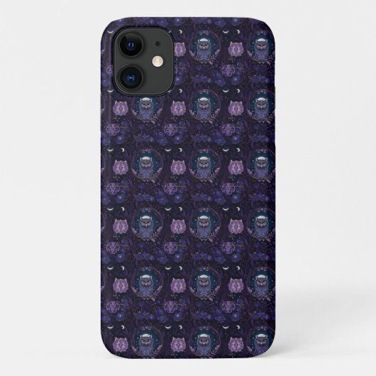 Mystical Owl Forest Phone Case (Achterkant)
