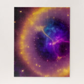 Mystical Paars Figuur komt uit de Cosmos Legpuzzel (Verticaal)