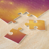 Mystical Paars Figuur komt uit de Cosmos Legpuzzel (Zijkant)